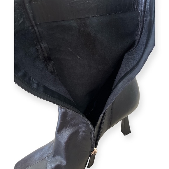 ZARA black leather booties size 40. EUC - Picture 3 of 6
